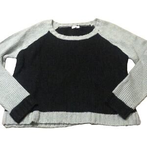 Tobi Gray/Black Knit Sweater Sz M/L